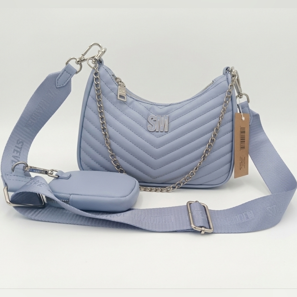 Steve Madden Pastel Violet Shoulder & Crossbody Bag & Coin Purse Set - NWT